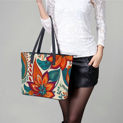 Leather handbag Inkedjoy
