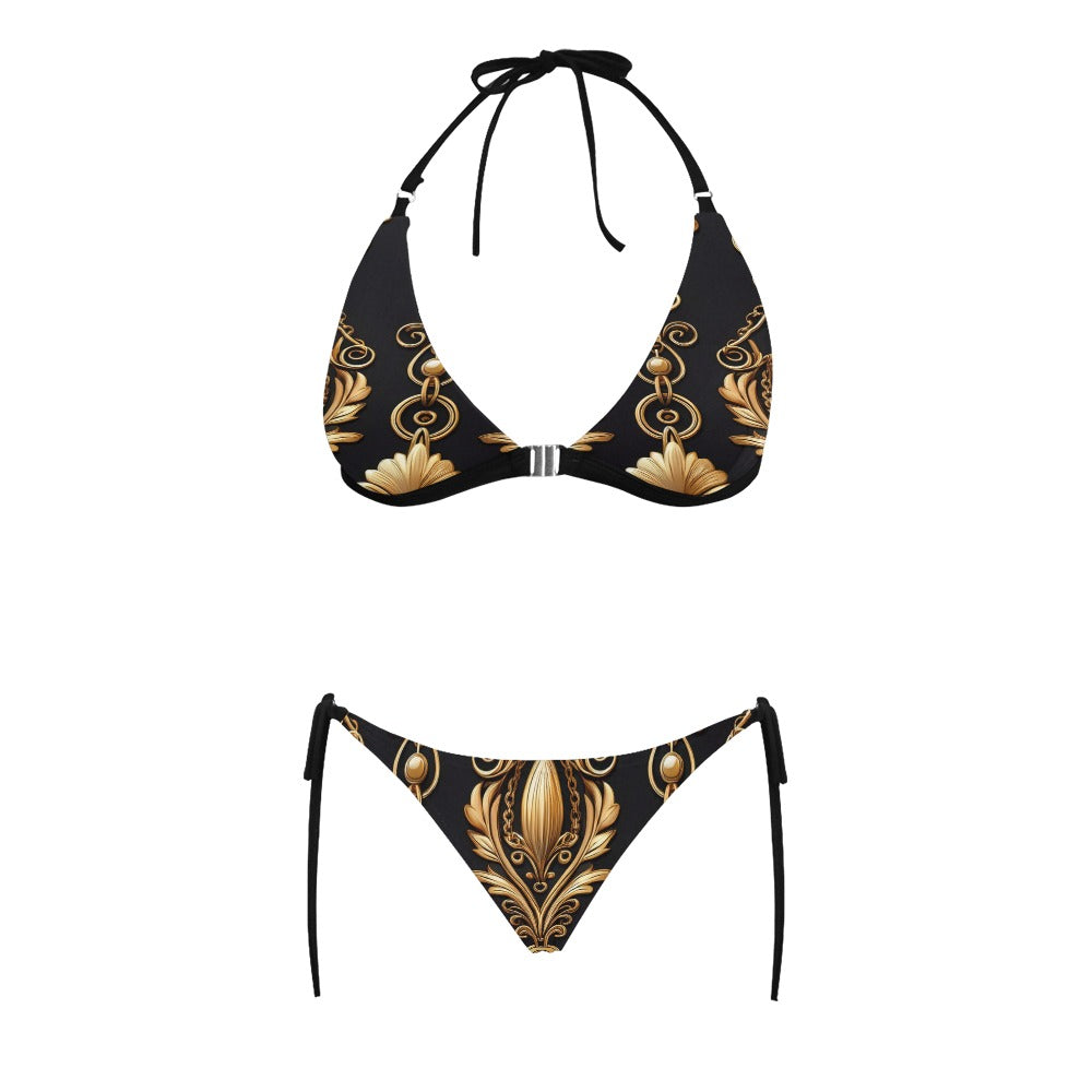 Bikini Swimsuit Front Buckle Inkedjoy