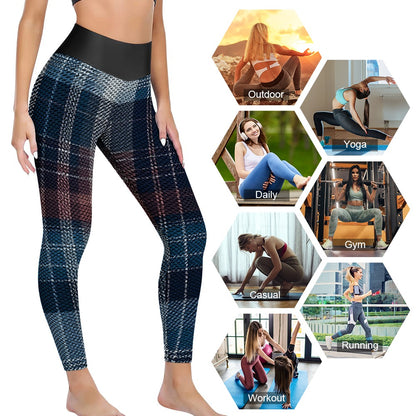 Honeycomb pattern leggings