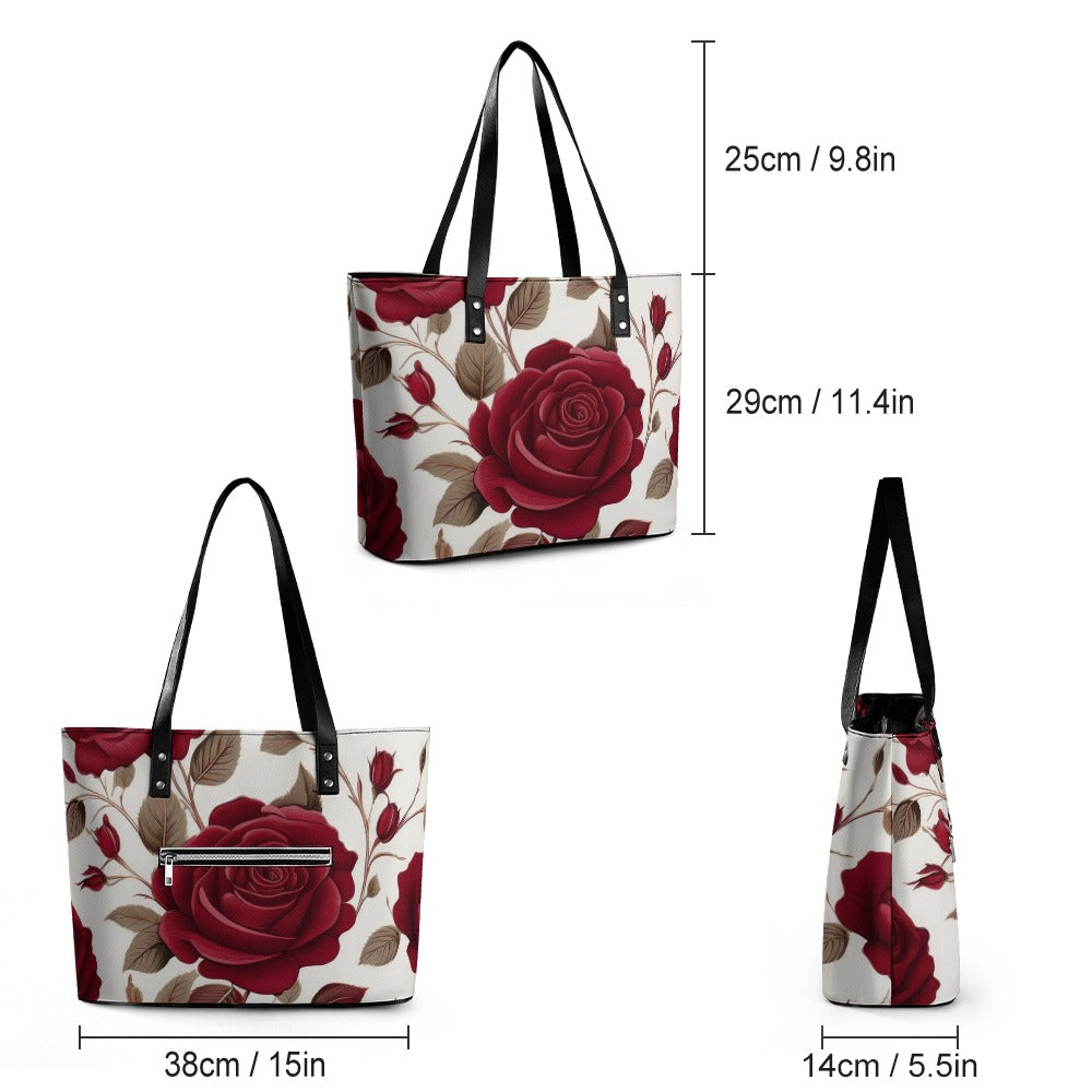 Leather handbag Inkedjoy