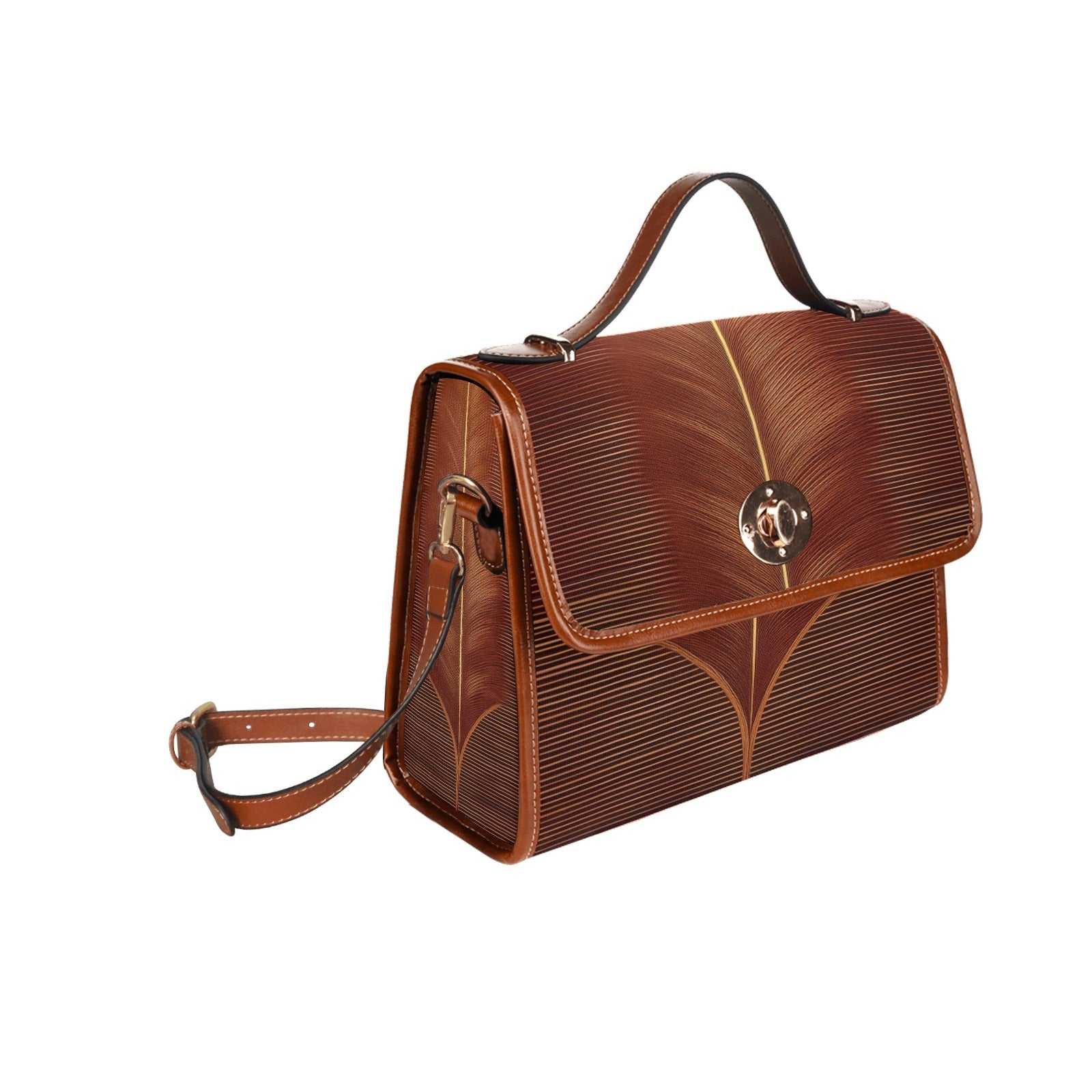 Waterproof Canvas Bag-Brown Inkedjoy