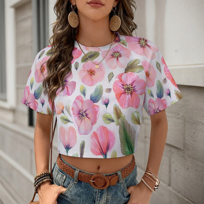 Crop Top Short-Sleeve T-Shirt