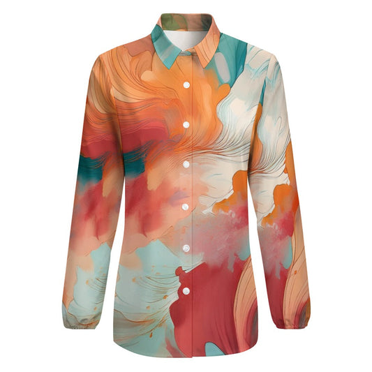 Vintage Casual Long Sleeve Shirt Inkedjoy