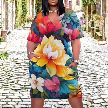 Loose Pocket Dress Inkedjoy