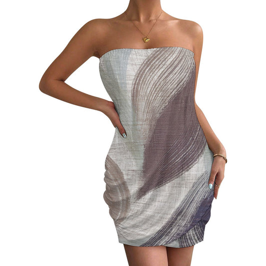 Bodycon strapless dress