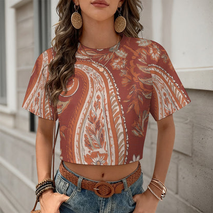 Crop Top Short-Sleeve T-Shirt