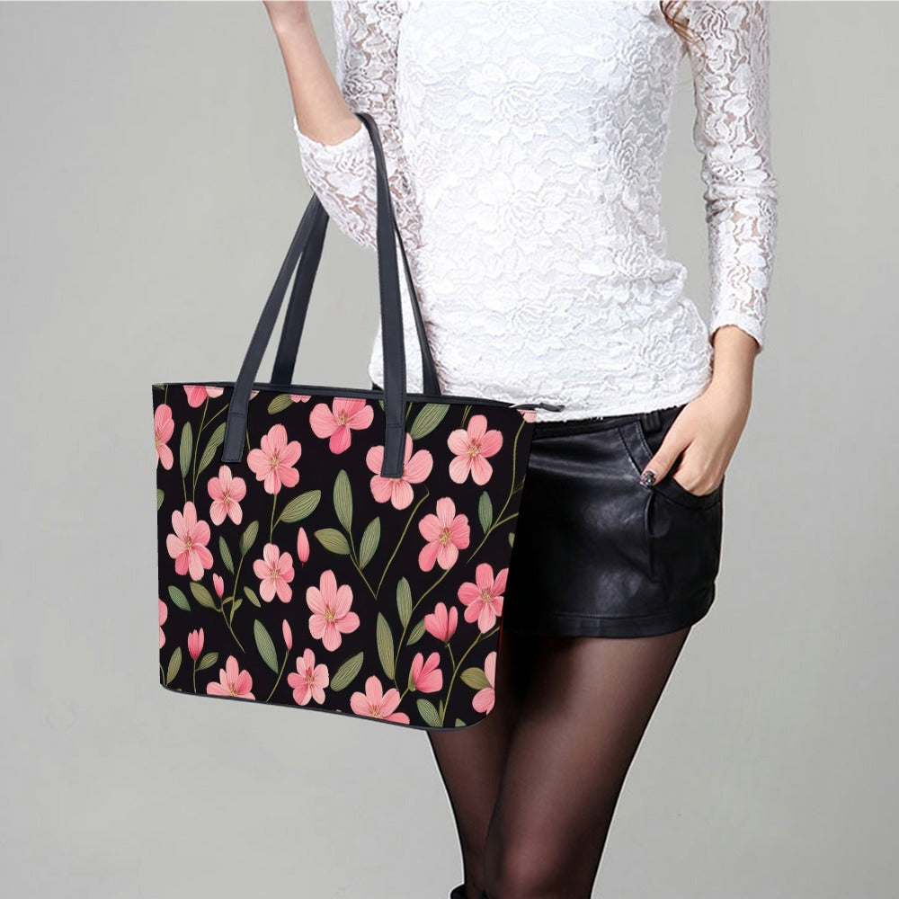 Leather handbag Inkedjoy