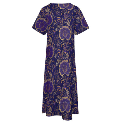 7-point sleeve dress Inkedjoy