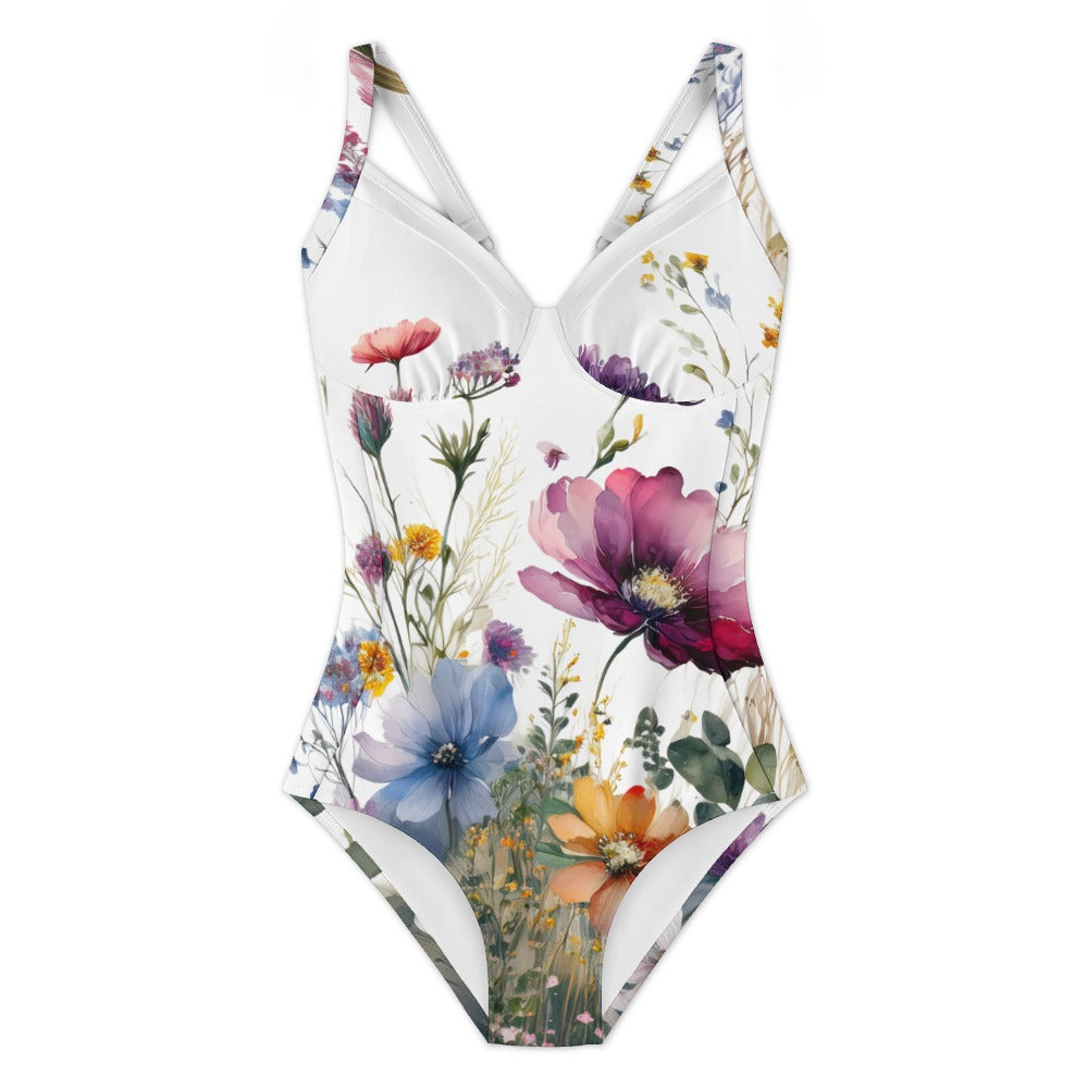 Women's one-piece swimsuit Inkedjoy