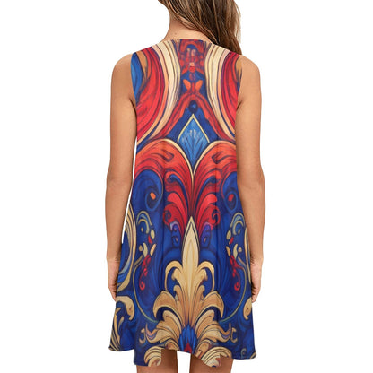 Sleeveless Pocket Dress Inkedjoy