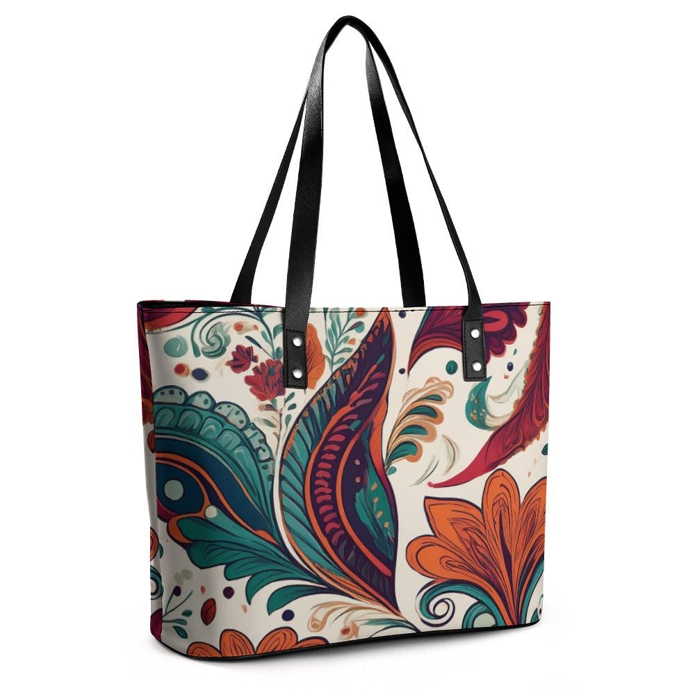 Leather handbag Inkedjoy