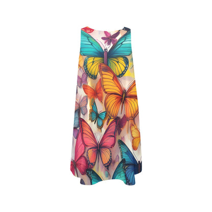 Sleeveless Pocket Dress Inkedjoy