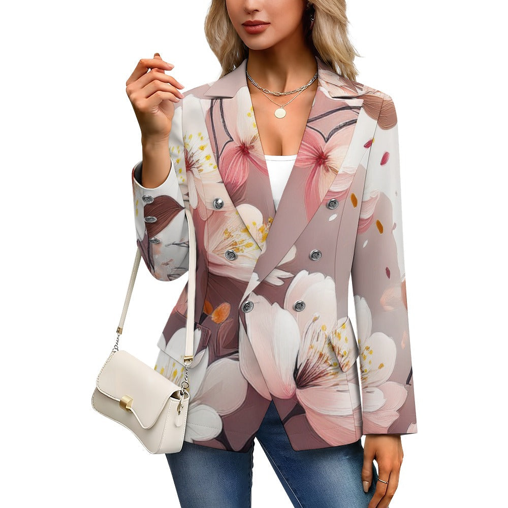 Floral Casual Blaser Inkedjoy