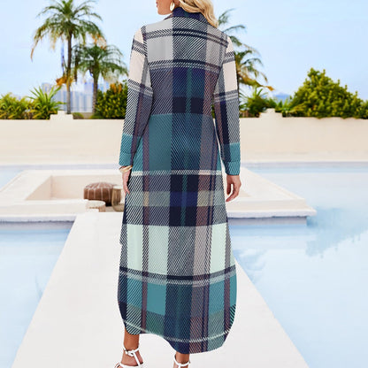 Long Sleeve Shirt Dress Inkedjoy