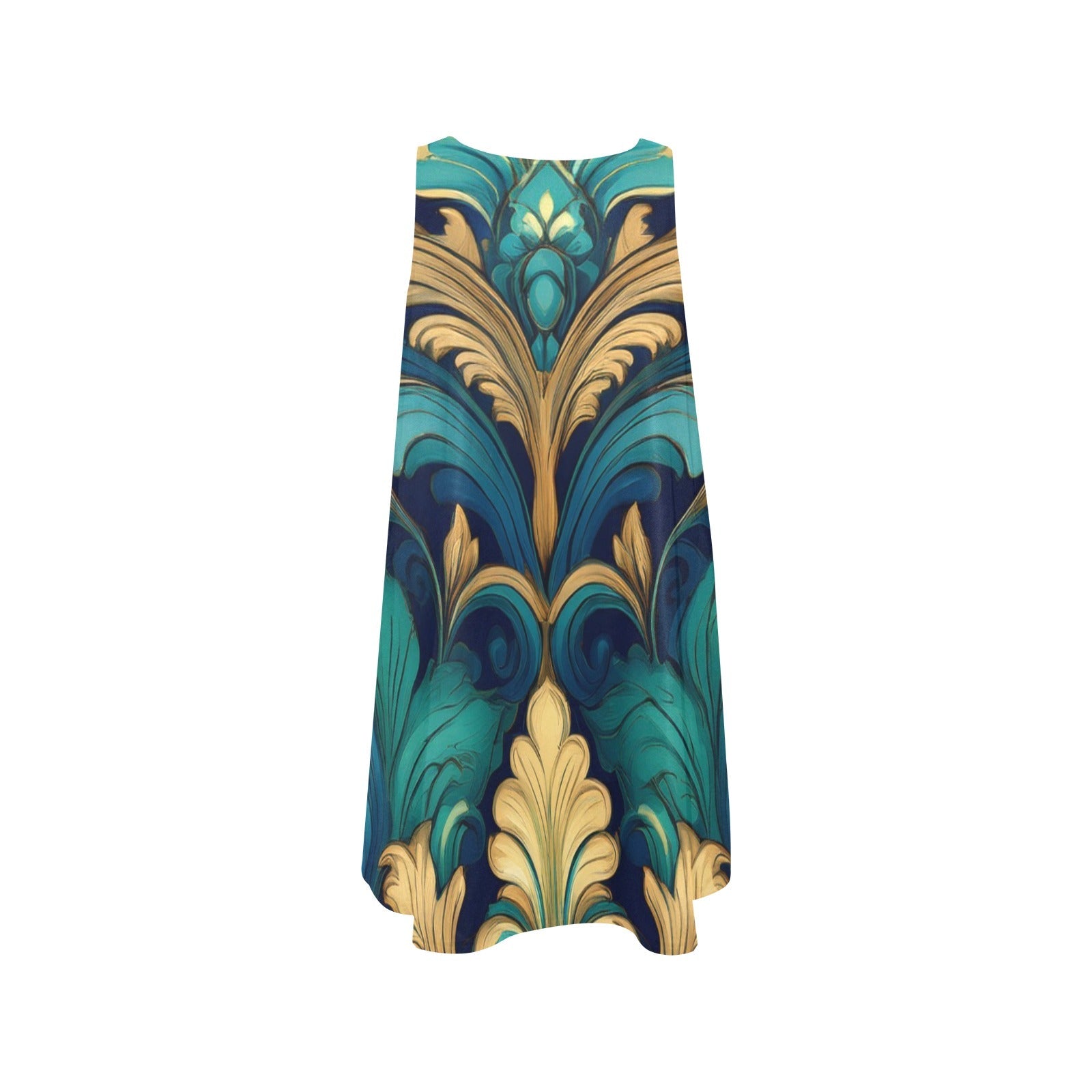 Sleeveless Pocket Dress Inkedjoy