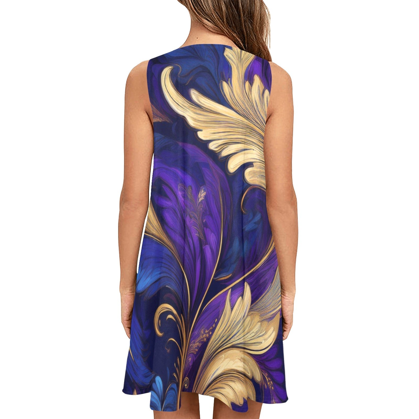 Sleeveless Pocket Dress Inkedjoy