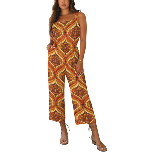 Strapped jumpsuit