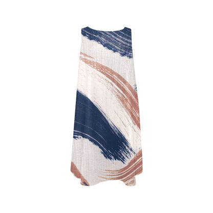 Sleeveless Pocket Dress Inkedjoy