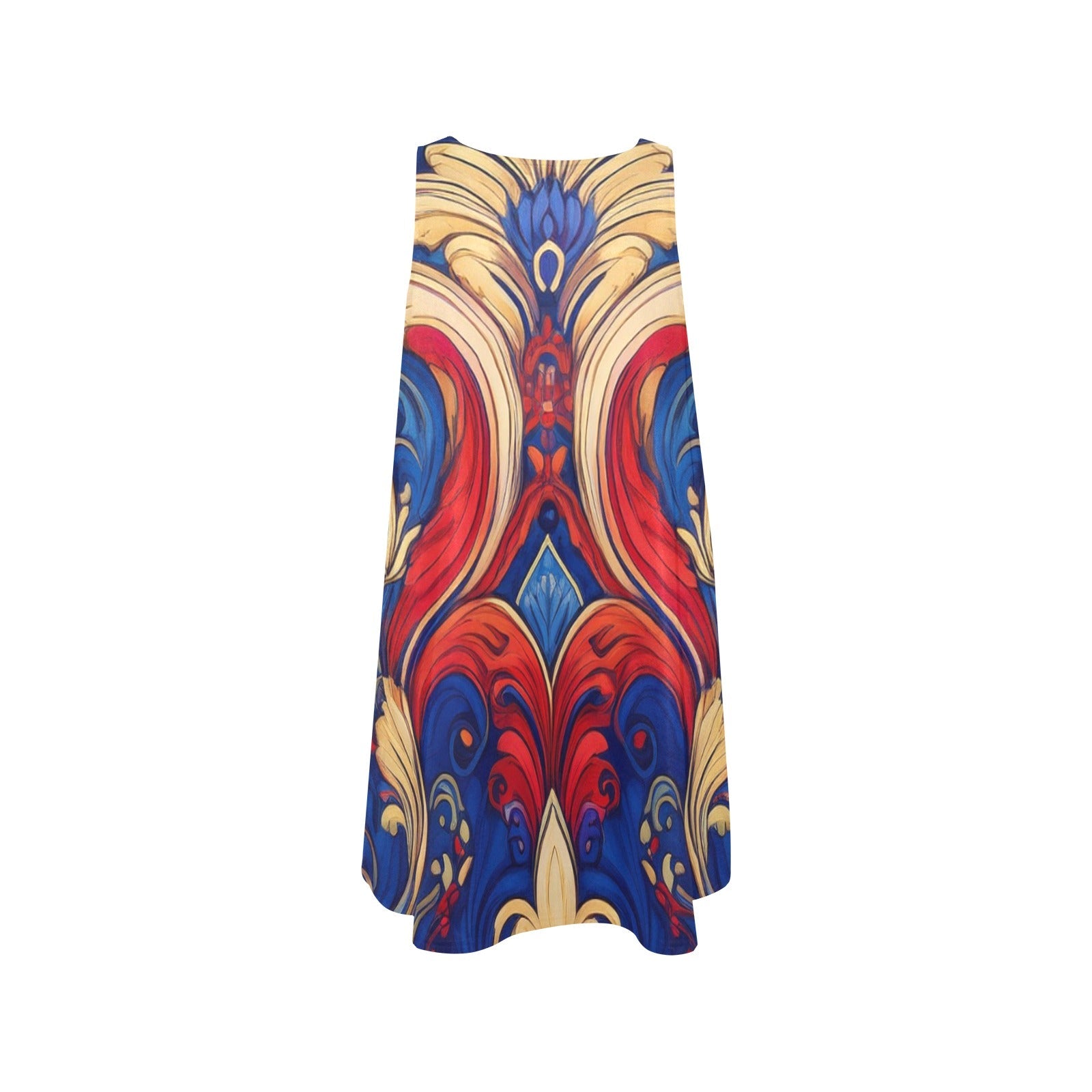 Sleeveless Pocket Dress Inkedjoy