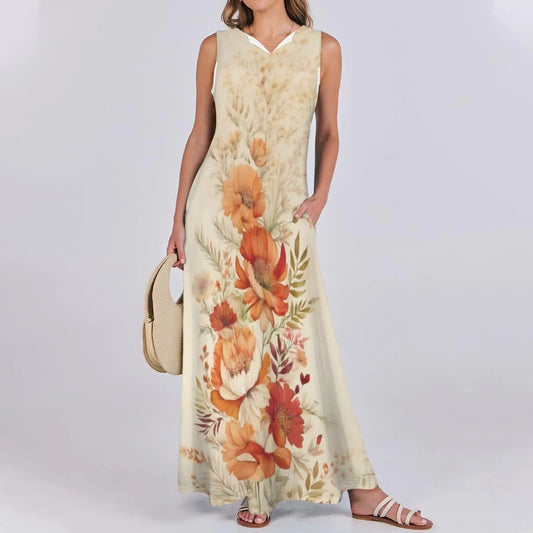 Floral beige