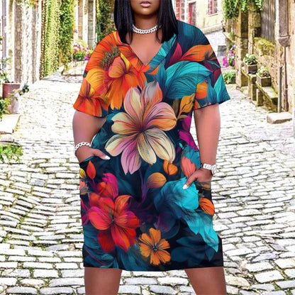 Loose Pocket Dress Inkedjoy