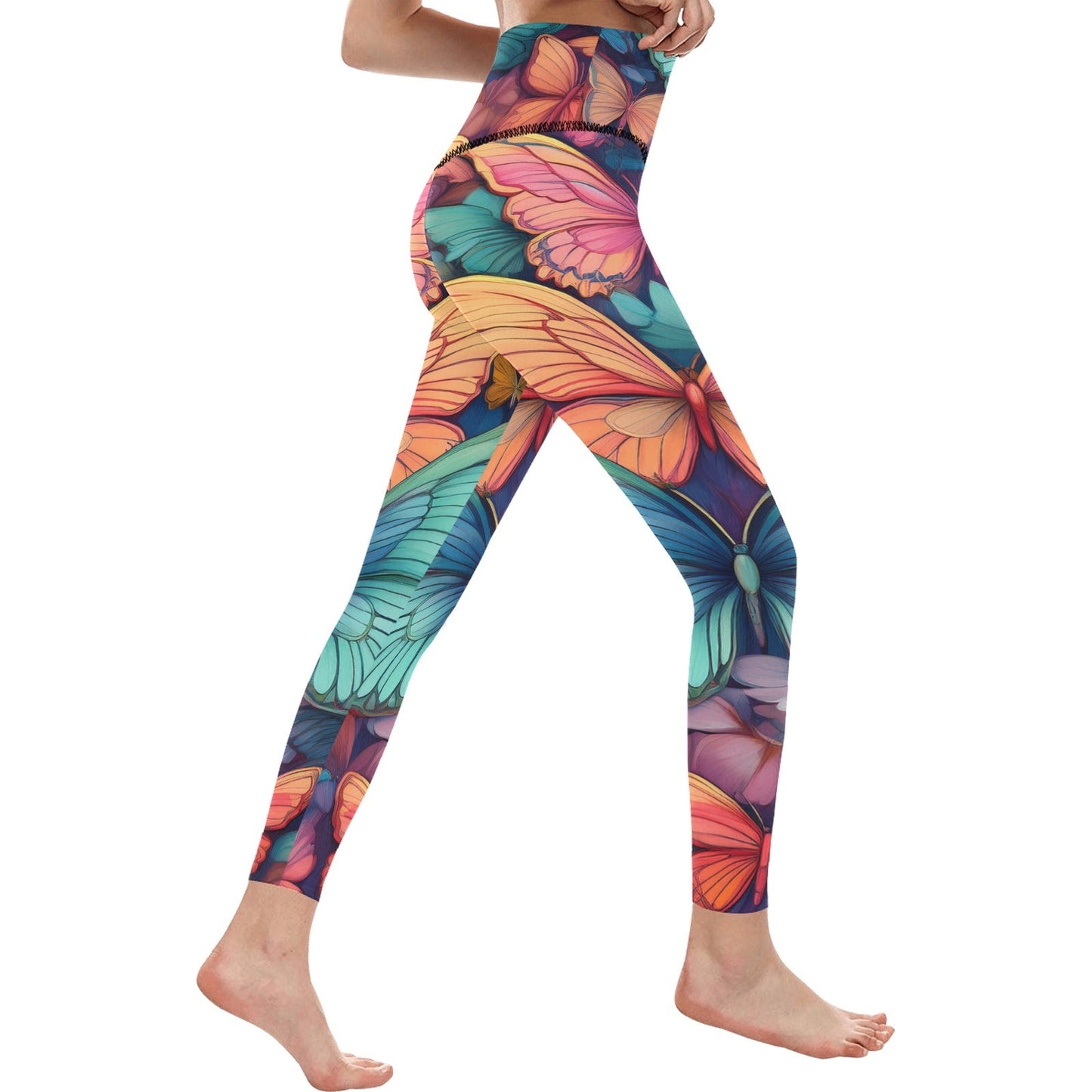 High-Waisted Leggings Inkedjoy