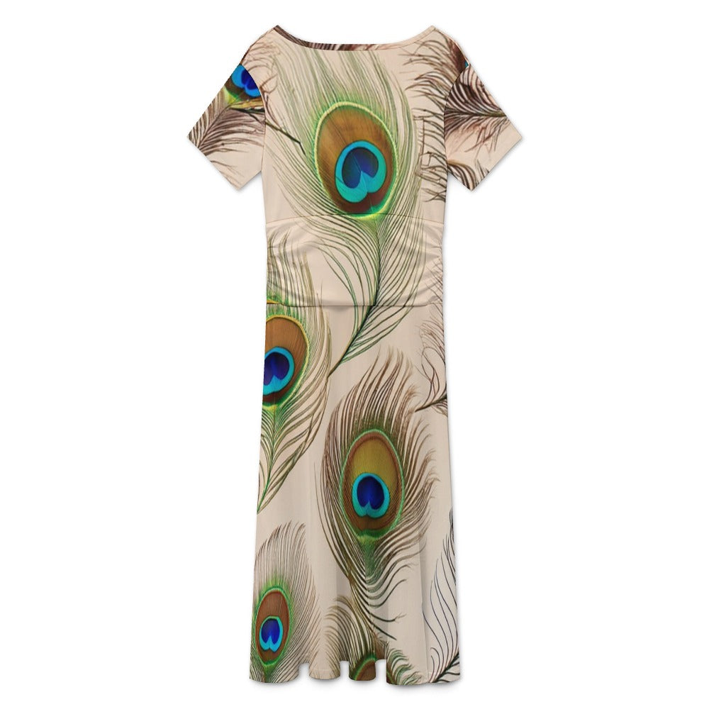 Short sleeved dress Inkedjoy