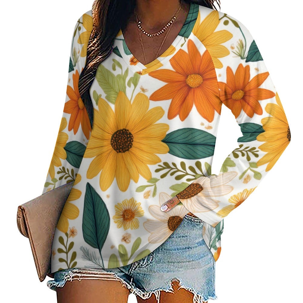 Long sleeve loose tee Inkedjoy