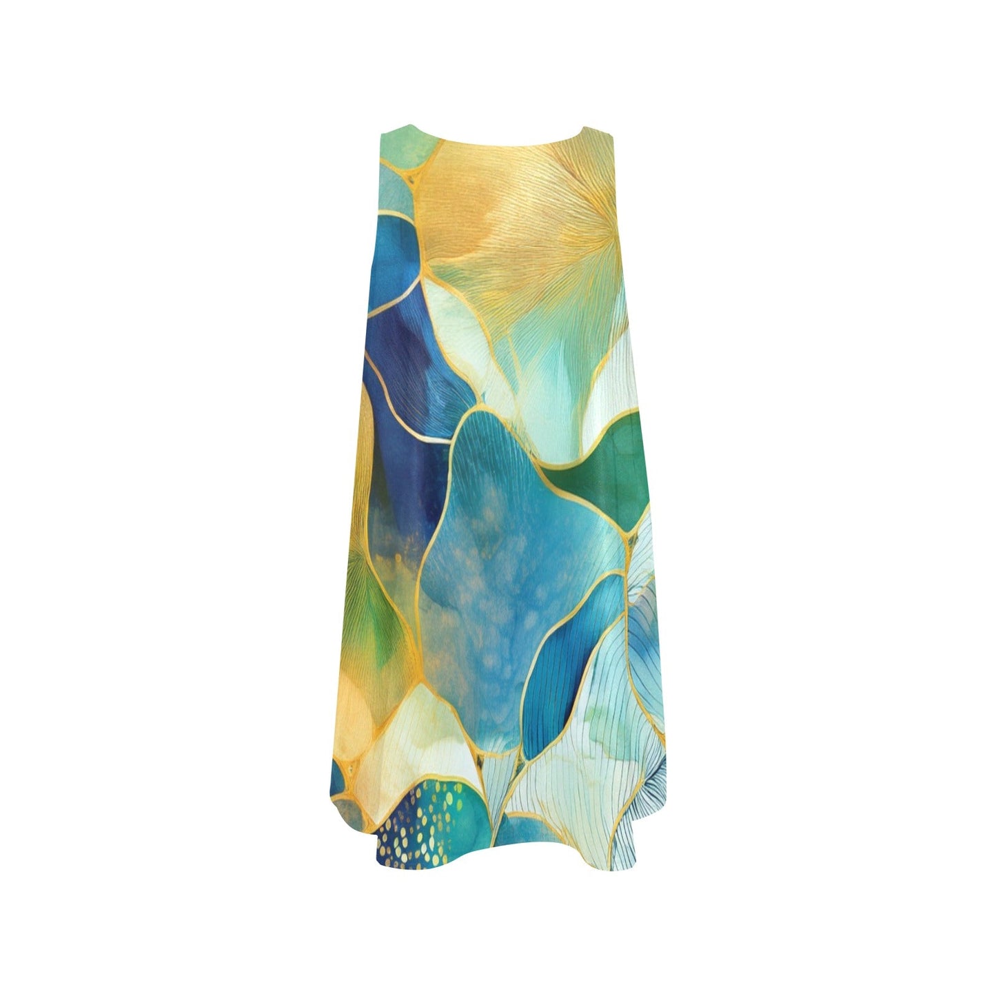 Sleeveless Pocket Dress Inkedjoy