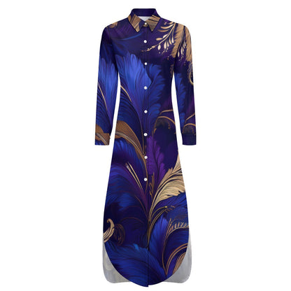 Long Sleeve Shirt Dress Inkedjoy