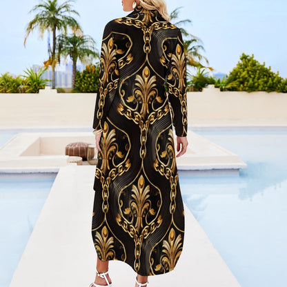 Long Sleeve Shirt Dress Inkedjoy