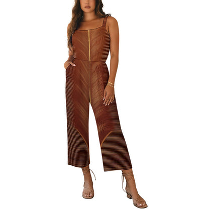 Strapped jumpsuit