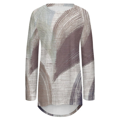 Crew Neck Long Sleeve T-Shirt Inkedjoy
