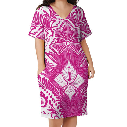Loose pocket dress Inkedjoy