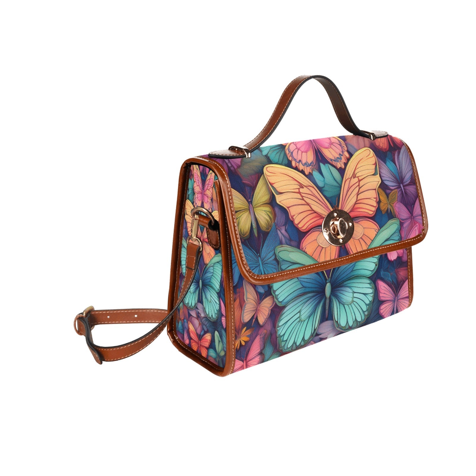 Waterproof Canvas Bag-Brown Inkedjoy