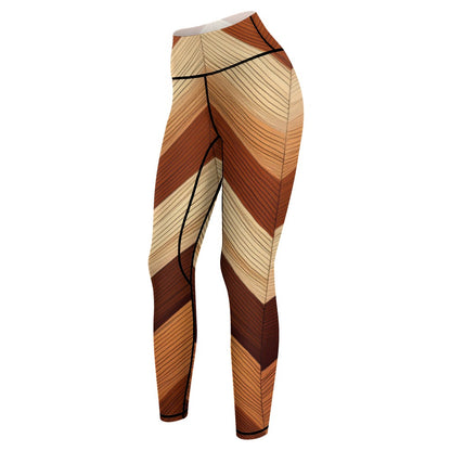 Beige Sports Leggings