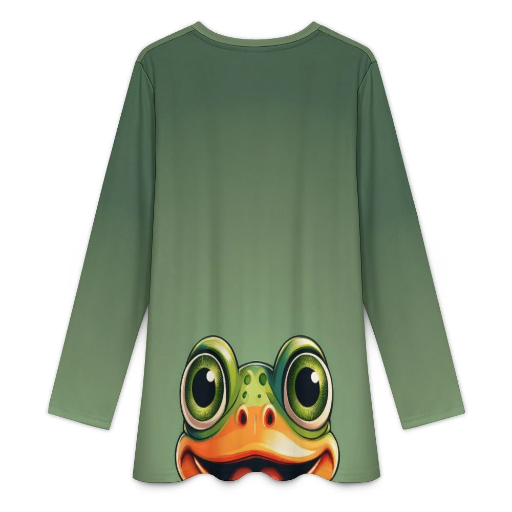 Long sleeved shirt - froggy Inkedjoy
