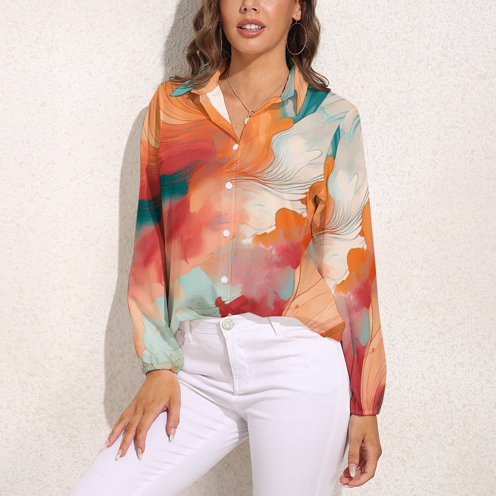 Vintage Casual Long Sleeve Shirt Inkedjoy