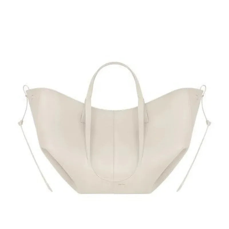 Leather bucket bag handbag tote bag - London Look