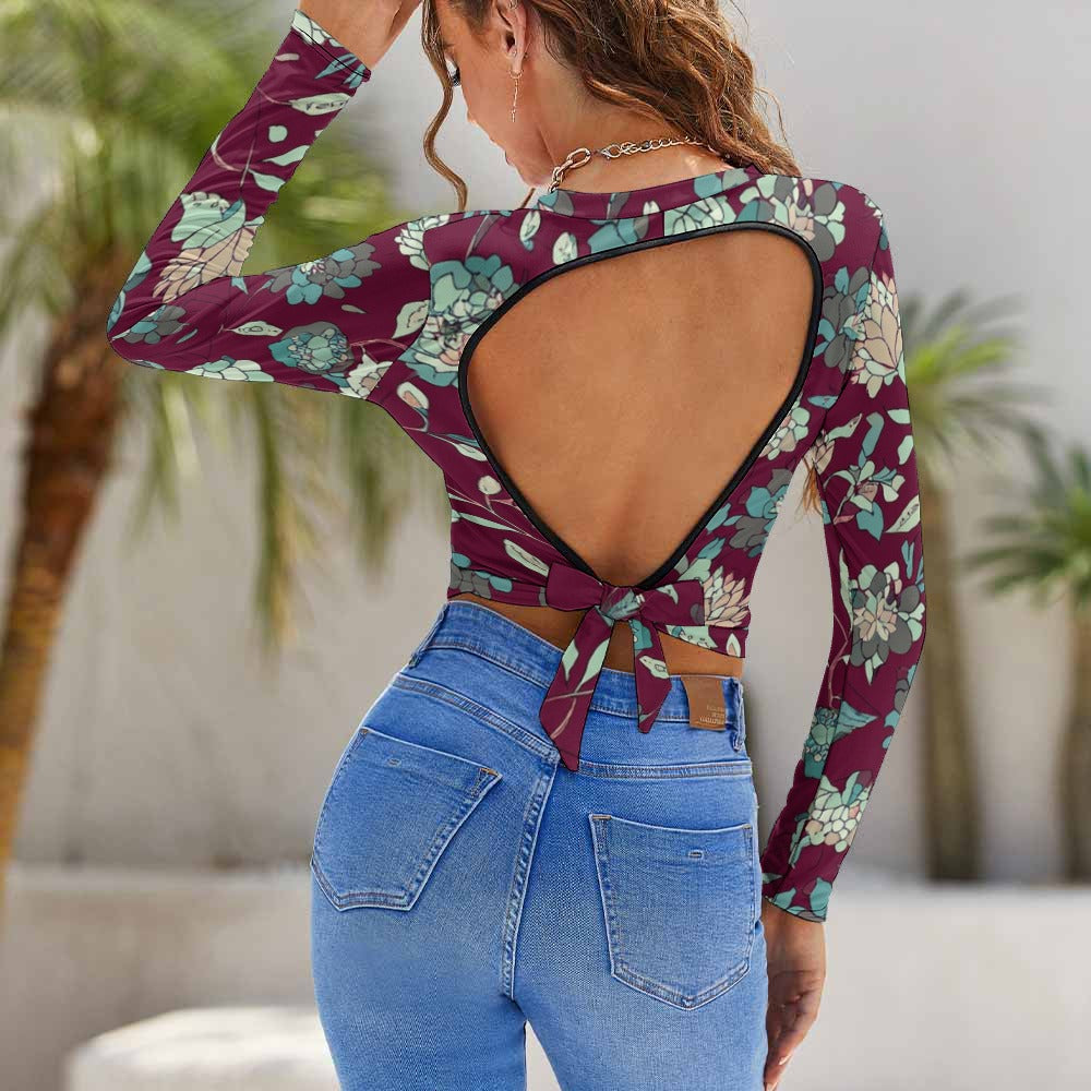 Backless T-shirt Inkedjoy