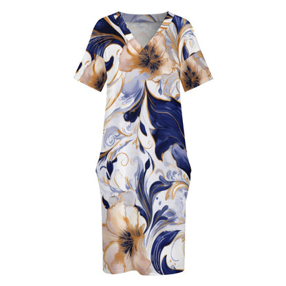 Loose pocket dress Inkedjoy