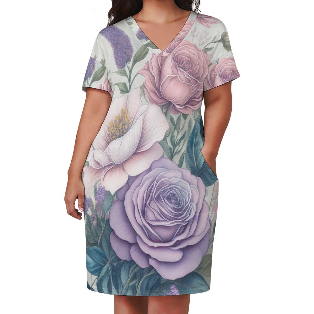 Loose pocket dress Inkedjoy