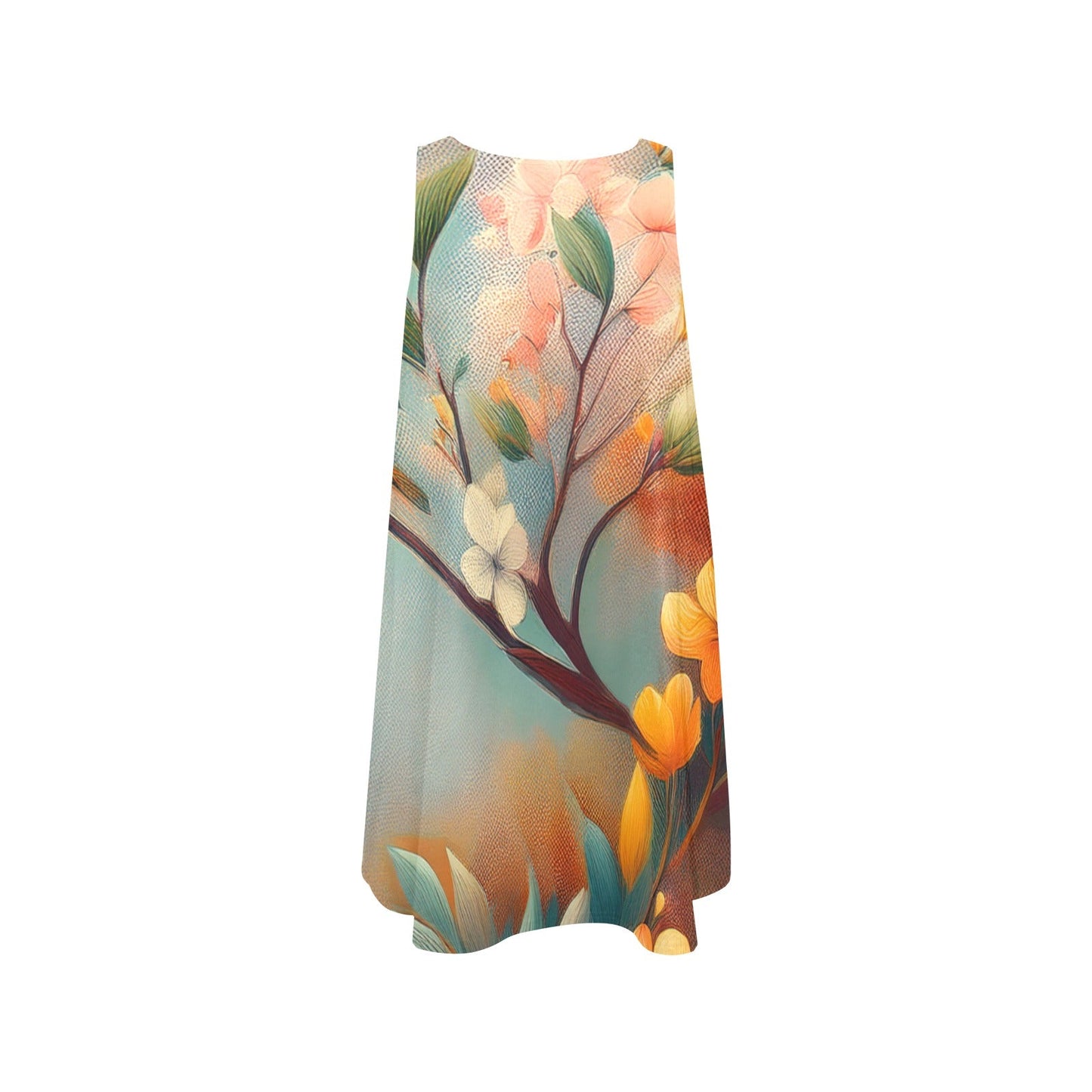 Sleeveless Pocket Dress Inkedjoy