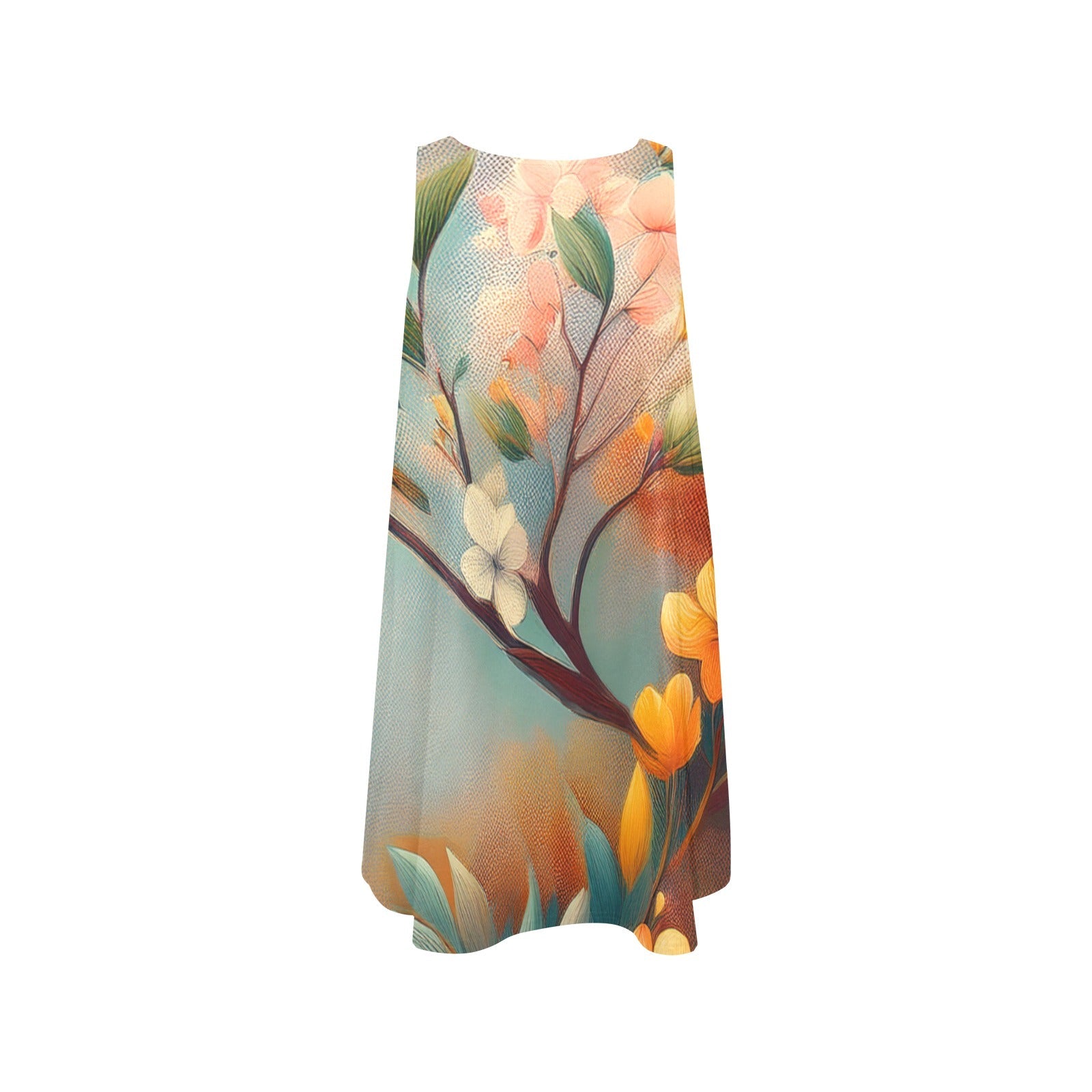 Sleeveless Pocket Dress Inkedjoy