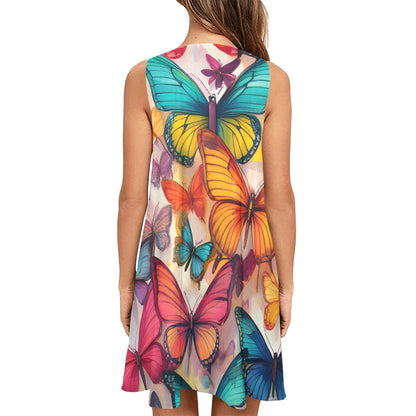 Sleeveless Pocket Dress Inkedjoy
