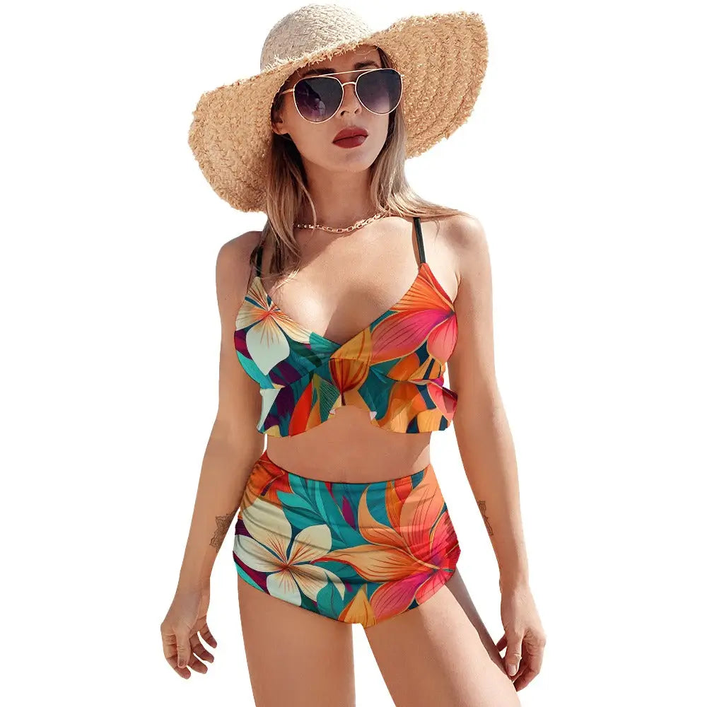 Two-Piece Bikini Swimsuit Inkedjoy
