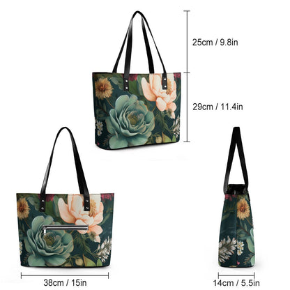 Leather handbag Inkedjoy