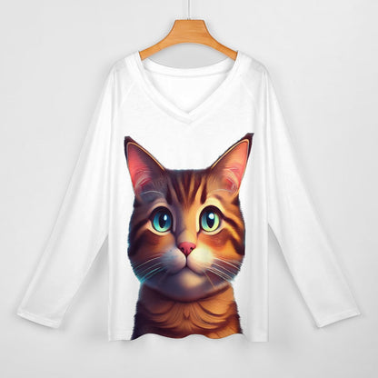 Long sleeve loose tee Inkedjoy