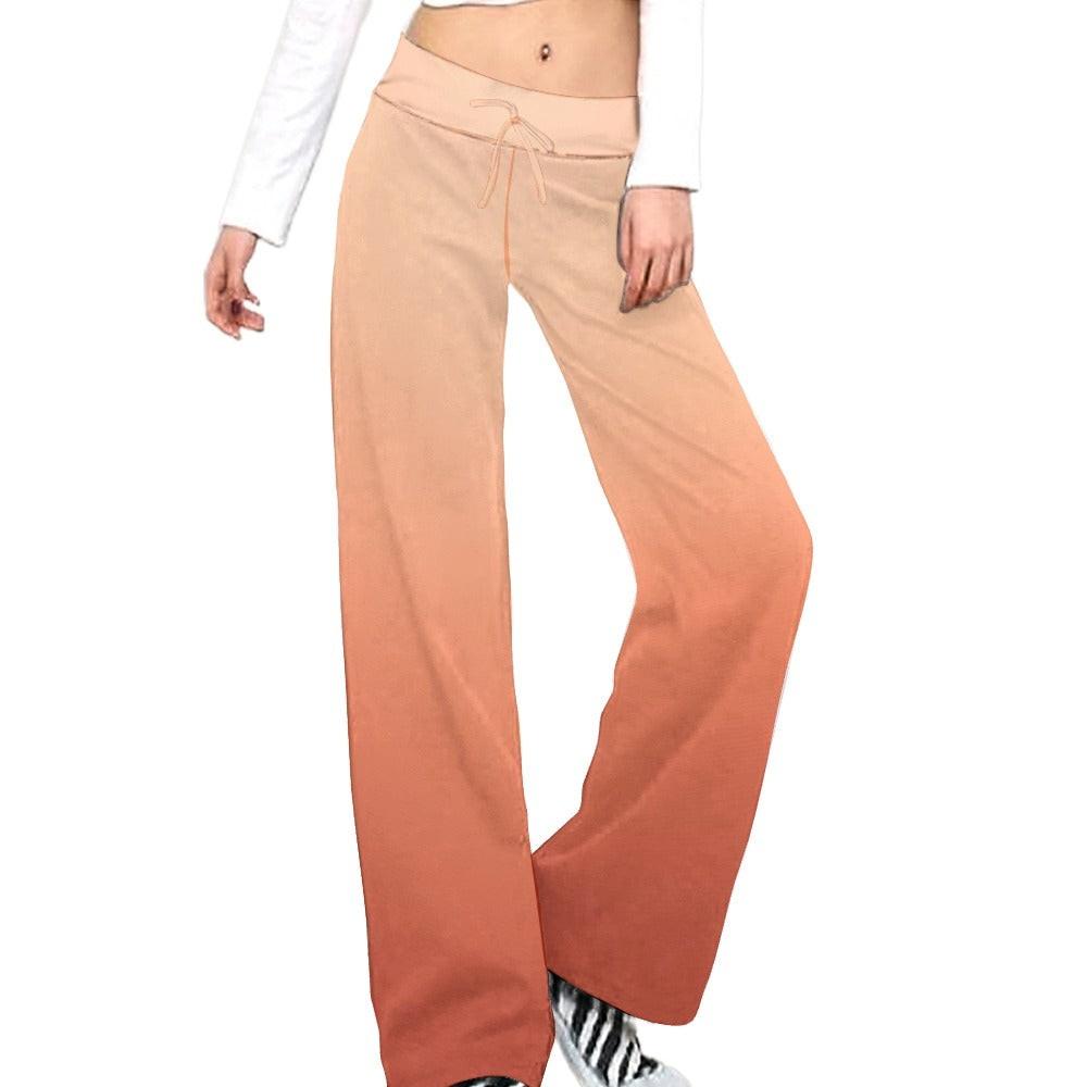 Straight Lace-Up Pants