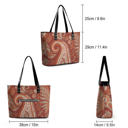Leather handbag Inkedjoy